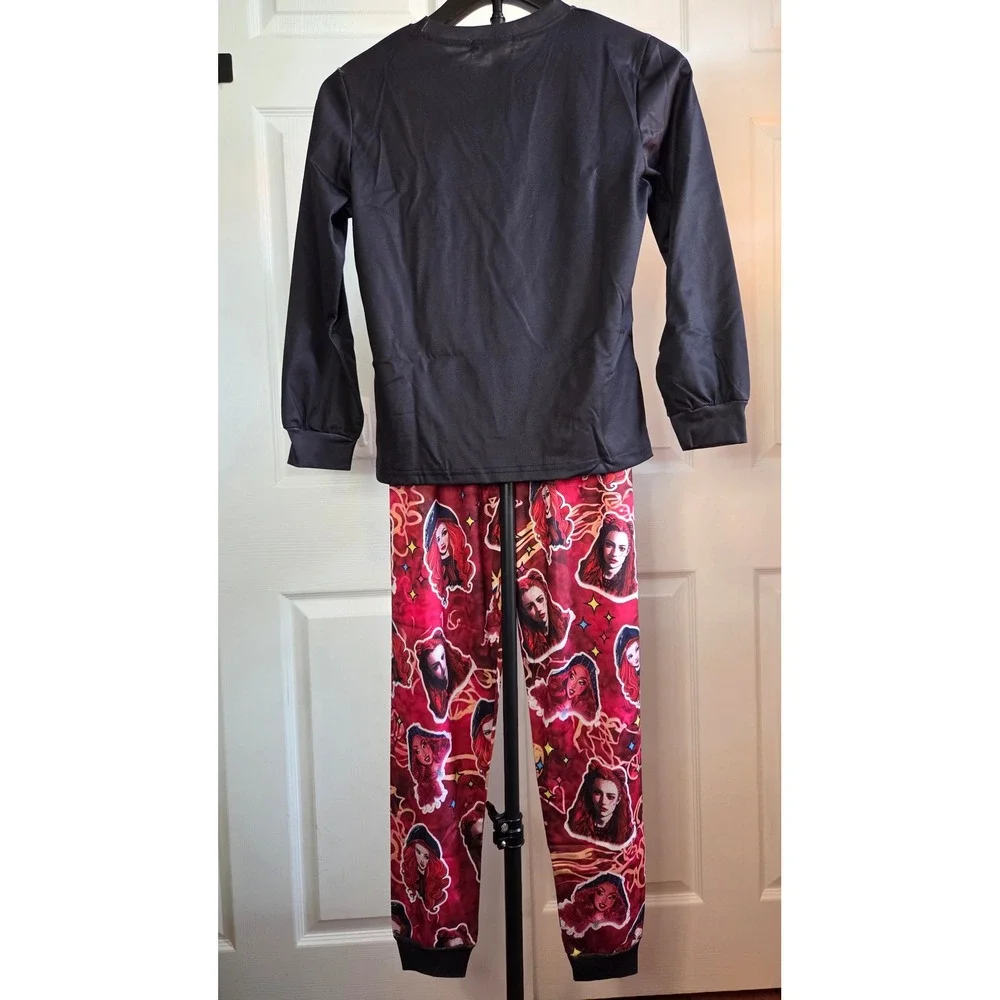 LingQiShiZu Kids Descendants The Rise of Red Pajama Set Black Red Size 150 NEW